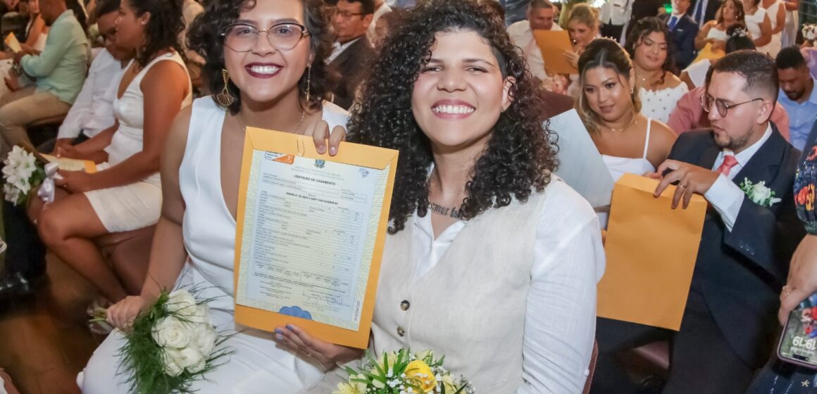 Defensoria Pública do Pará realiza 8º Casamento Comunitário em Belém com 47 casais e alcança marca de 500 uniões oficializadas