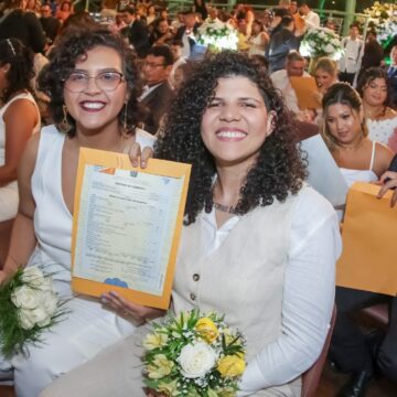 Defensoria Pública do Pará realiza 8º Casamento Comunitário em Belém com 47 casais e alcança marca de 500 uniões oficializadas