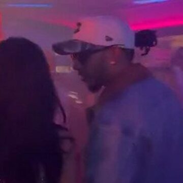Hamilton e Kim Kardashian aparecem juntos em Mônaco após assumirem relacionamento