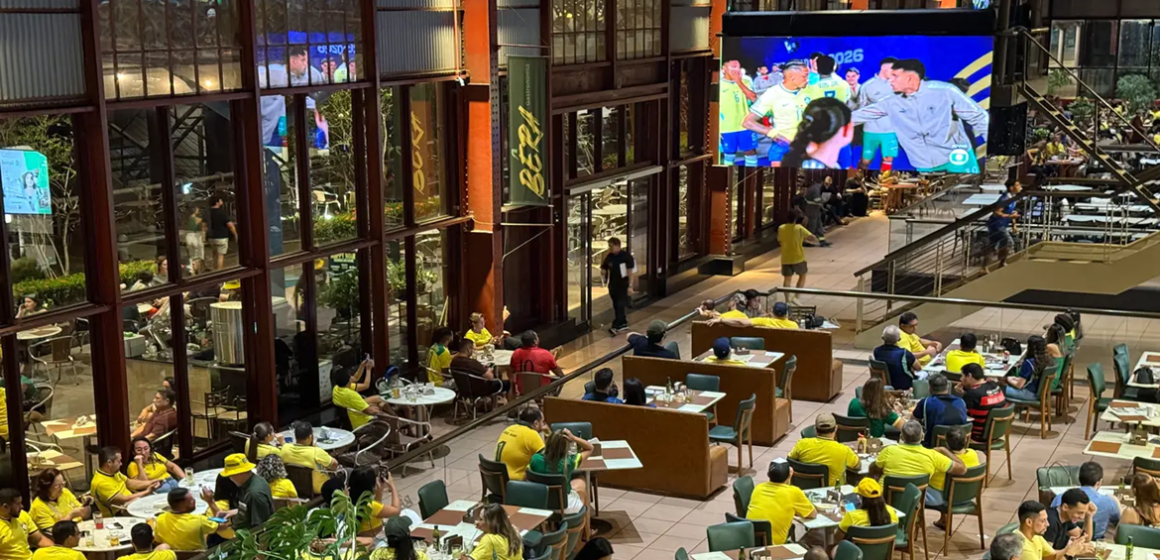 Arena Estação recebe torcida para Brasil x Haiti na Copa do Mundo