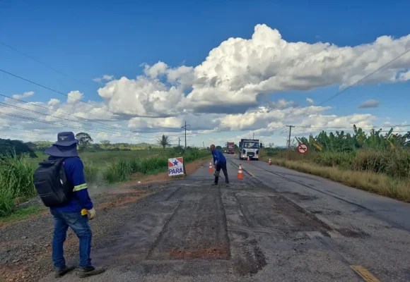 Governo do Pará inicia ampla manutenção e reconstrução de pavimento na rodovia PA-279