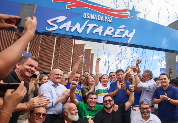 Governadora Hana Ghassan entrega 32ª Usina da Paz em Santarém, primeira no Baixo Amazonas