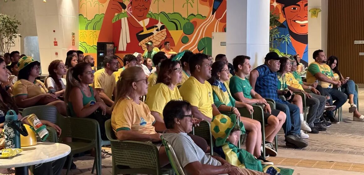 Parque da Cidade reúne torcedores para acompanhar triunfo da Seleção Brasileira