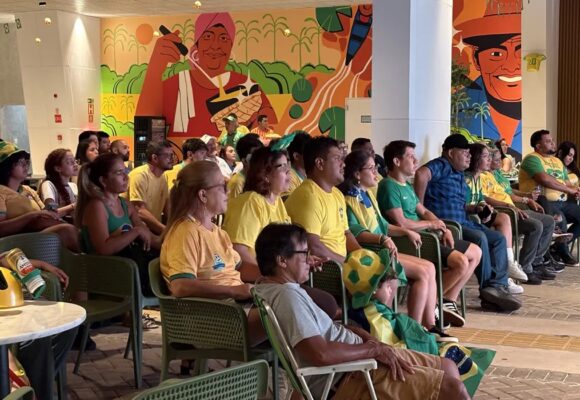 Parque da Cidade reúne torcedores para acompanhar triunfo da Seleção Brasileira