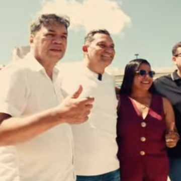 Torrinho Torres é homenageado por vereador durante inauguração da Usina da Paz em Redenção