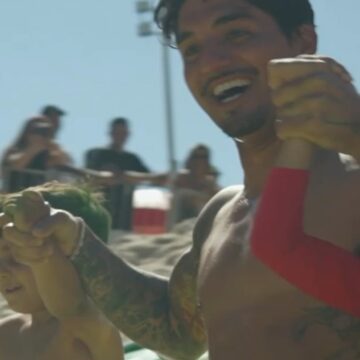 Gabriel Medina celebra sucesso da 3ª edição do Medininha Surf Day em Saquarema