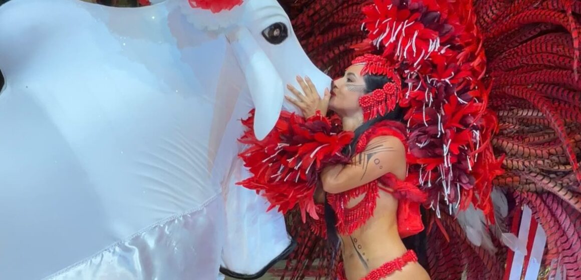 Isabelle Nogueira anuncia saída definitiva do posto de cunhã-poranga do Boi Garantido