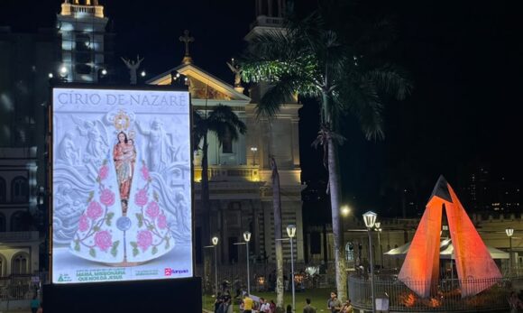 Cartaz do Círio 2026 é lançado na Basílica com tema “Maria, missionária que nos dá Jesus”