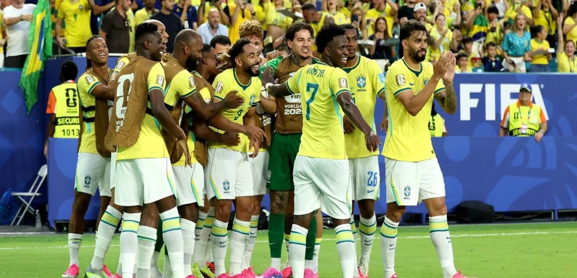 Com show de Vini Jr., Brasil vence Escócia e avança como líder do Grupo C