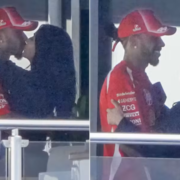 Lewis Hamilton e Kim Kardashian são vistos aos beijos pela primeira vez após assumirem namoro em Mônaco