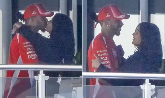 Lewis Hamilton e Kim Kardashian são vistos aos beijos pela primeira vez após assumirem namoro em Mônaco