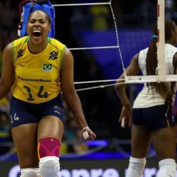 Brasil sofre, mas bate Itália por 3 sets a 2 na Liga das Nações e derruba invencibilidade de 39 jogos das italianas