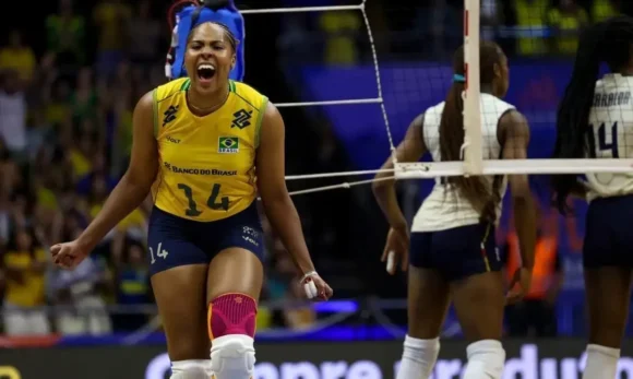 Brasil sofre, mas bate Itália por 3 sets a 2 na Liga das Nações e derruba invencibilidade de 39 jogos das italianas