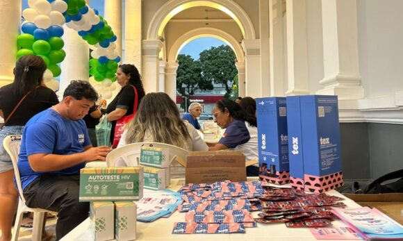 Prefeitura de Belém promove prevenção e testagem no Mercado de São Brás com ação “Arraiá com Prevenção” durante programação junina
