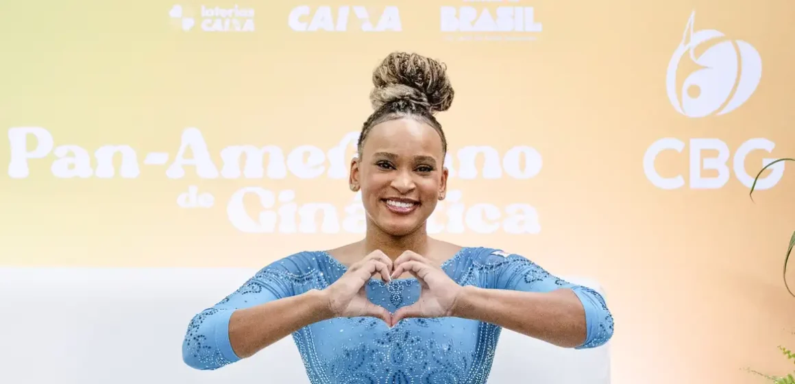Rebeca Andrade volta com ouro inédito no salto no Pan-Americano de ginástica artística