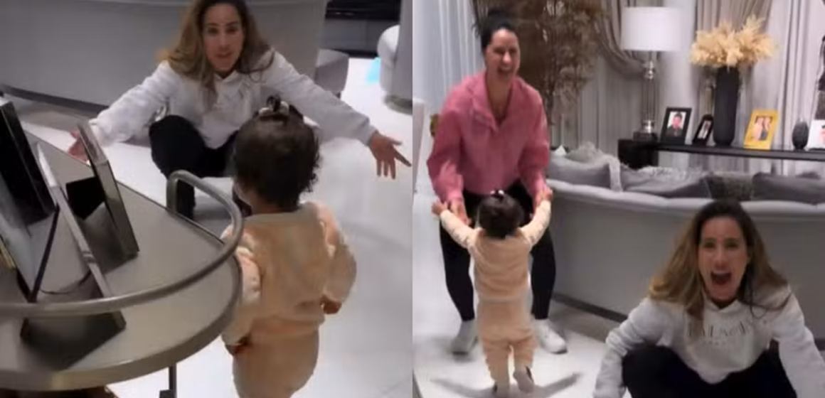 wanessa Wanessa Camargo é “deixada no vácuo” pela irmã Clara, de um ano, e reação diverte Graciele Lacerda