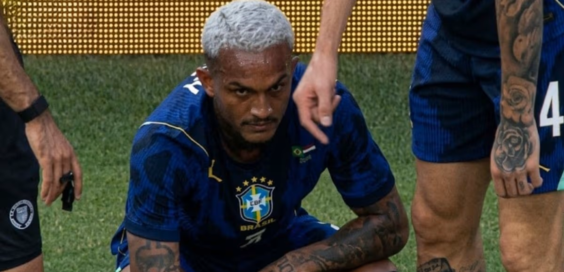 Wesley é cortado da Seleção Brasileira por lesão em amistoso e está fora da Copa; Éderson é chamado por Ancelotti