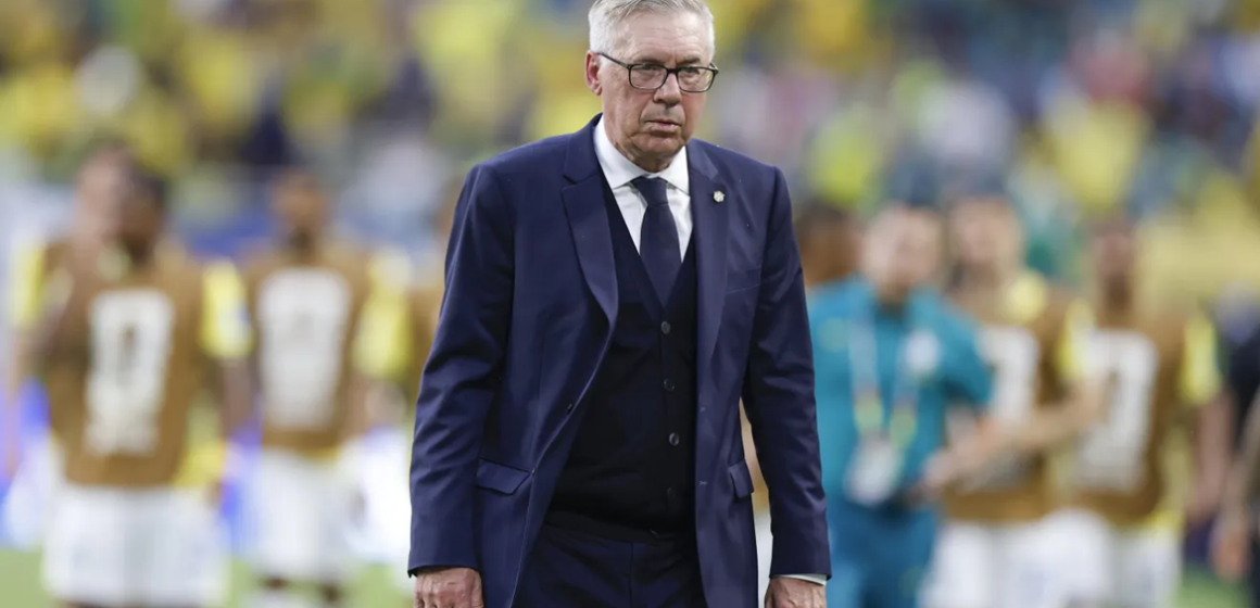 24JUN2026BRASILXESCOCIA260-CARLO-ANCELOTTI Após eliminação na Copa, Ancelotti diz que segue na Seleção e projeta “início de novo ciclo”