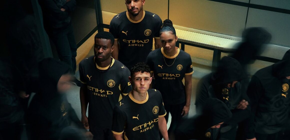 Manchester City lança uniforme inspirado em símbolo histórico da cidade inglesa