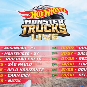 Hot Wheels Monster Trucks Live pode passar por Belém em 2027