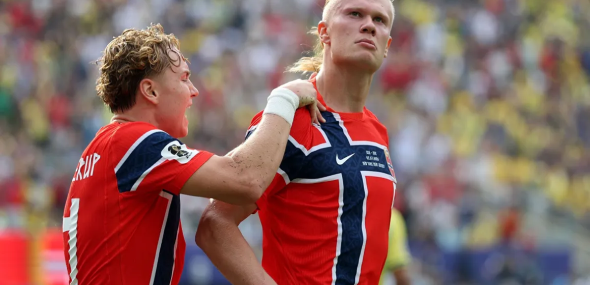 Haaland-Noruega-Copa-e1783292744767 Haaland provoca Brasil após eliminação com “Ora, ora, ora…” e celebra classificação histórica da Noruega