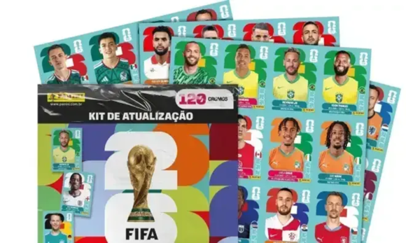 Kit-Atualizacao-do-album Panini lança kit de atualização do álbum da Copa com 120 novas figurinhas por R$ 119,90