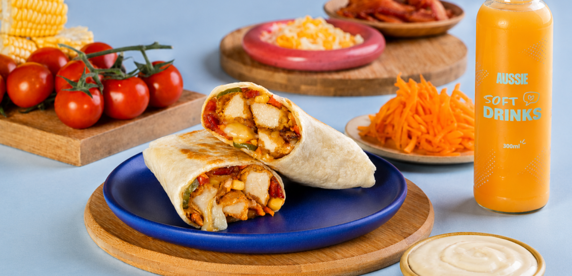 Aussie lança wraps doces e picantes no delivery