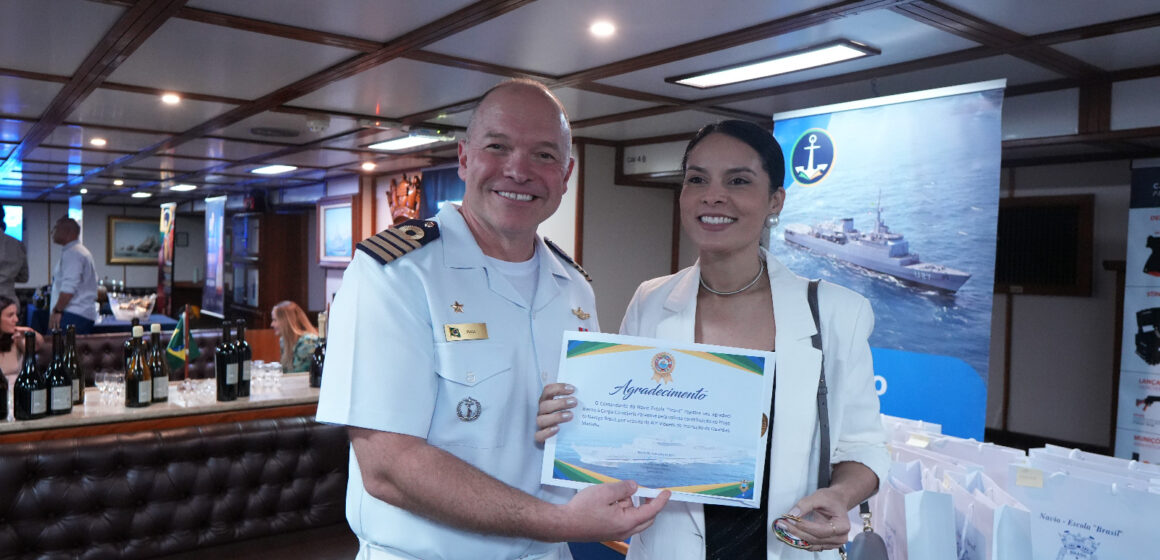 Cerpa participa da XL Viagem de Instrução do Navio-Escola Brasil e leva cultura paraense a 14 países em comemoração aos 60 anos da cervejaria