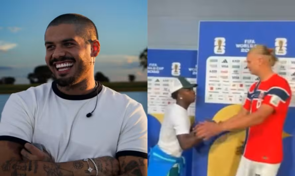 Zé Felipe se revolta ao ver Vini Jr. cumprimentar Haaland após eliminação do Brasil e xinga nas redes