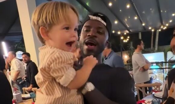 Vini Jr. protagoniza momento com filho de Virginia