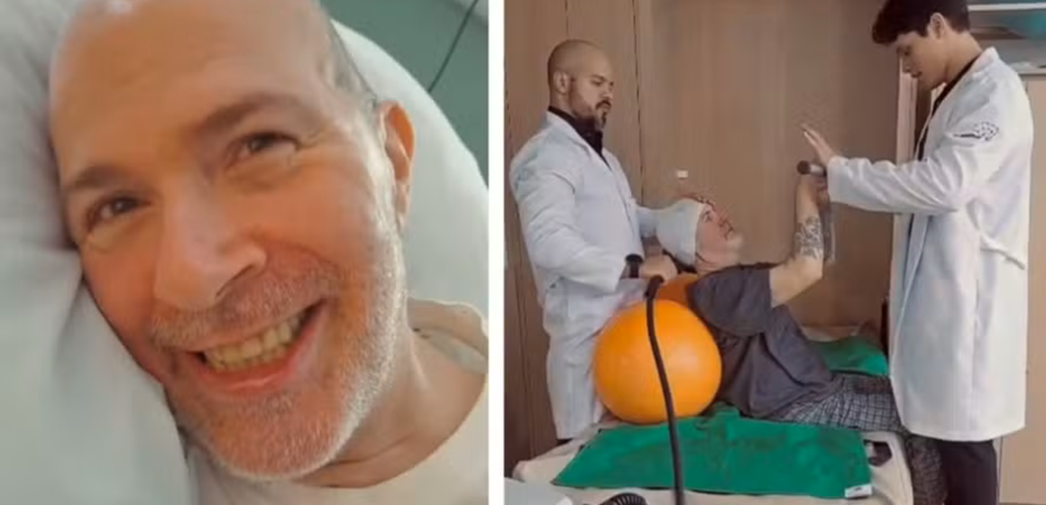 Mingau mostra evolução em recuperação três anos após ser baleado na cabeça e segue reabilitação com fisioterapeutas