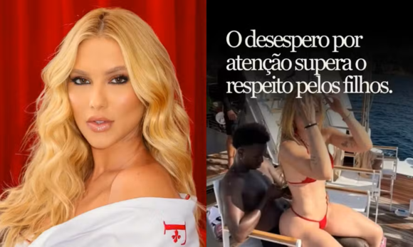 Virginia Fonseca responde críticas após foto de biquíni no colo de Vini Jr. com curtida em vídeo que fala sobre “hipocrisia”