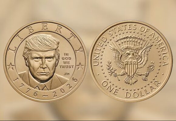 Estados Unidos anunciam moeda comemorativa com imagem de Donald Trump