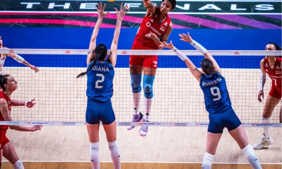 volei_turquia_3_x_1_brasil_vice_campeao_liga_da_nacoes_fem Brasil sofre virada da Turquia e é vice-campeão da Liga das Nações pela quinta vez; turcas vencem por 3 a 1 em Macau