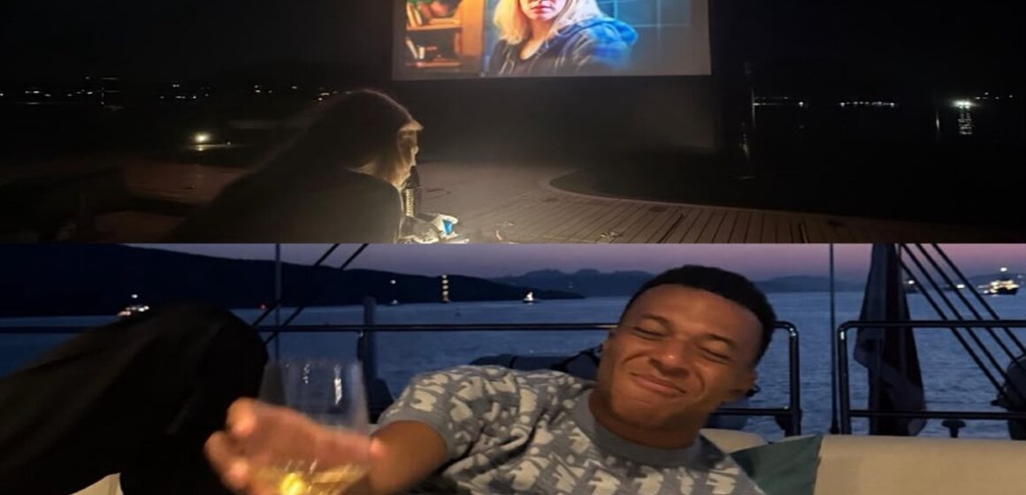 Mbappé chama atenção ao aparecer assistindo filme sobre Elize Matsunaga ao lado de suposta namorada