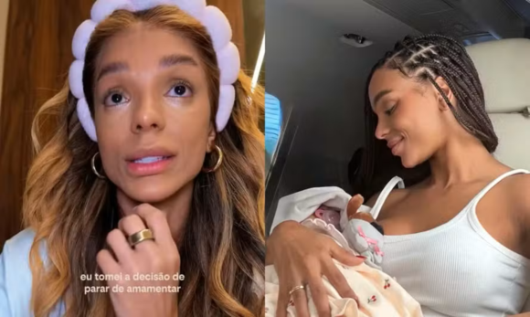 Brunna Gonçalves desabafa sobre fim da amamentação de Zuri: “Será que falhei como mãe?”