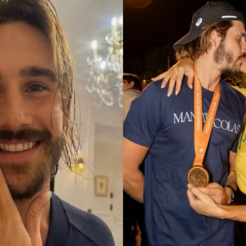 Nicolas Prattes celebra dois anos do pedido de casamento a Sabrina Sato e relembra maratona em Paris