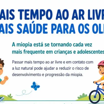 Oftalmologistas alertam para uso de telas e miopia em crianças
