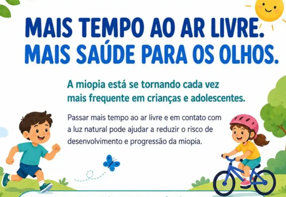 Oftalmologistas alertam para uso de telas e miopia em crianças