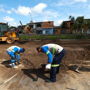Prefeitura de Belém revitaliza pontos de descarte irregular na Av. Centenário