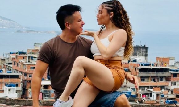 Rolon Ho e Thais visitam o Morro do Cantagalo e lançam desafio musical