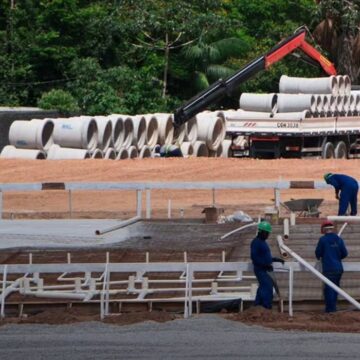 Remo mostra avanço nas obras do Centro de Treinamento em Outeiro