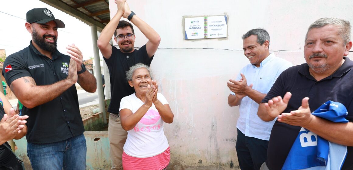 Tapanã recebe 18 novas ruas pavimentadas pelo programa Viva Bairro, somando 51 vias transformadas