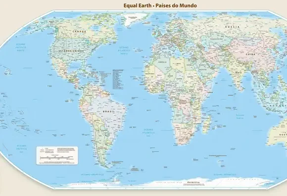 ONU aprova novo mapa-múndi que corrige distorção de tamanho da África, América do Sul e Ásia