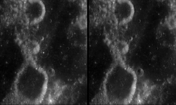 NASA identifica nova cratera na Lua após impacto raro