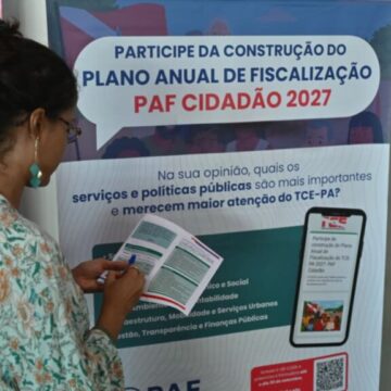 PAF Cidadão 2027 do TCE-PA ouve população durante a Feira do Livro