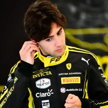Rafa Câmara pilota Ferrari de 2025 em Ímola rumo à Fórmula 1