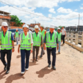Governadora Hana Ghassan acompanha obra do Canal da Caraparu, em Belém, com 85% executada e entrega da 1ª etapa prevista para dezembro
