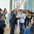 Imagem Peregrina de Nossa Senhora de Nazaré visita Palácio Antônio Lemos
